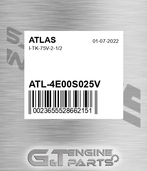 ATL-4E00S025V I-tk-75v-2-1/2
