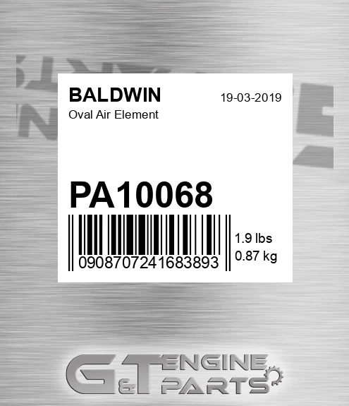 PA10068 BALDWIN Oval Air Element
