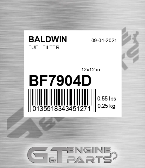 BF7904-D Fuel Filter for BALDWIN