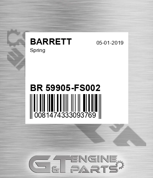 BR 59905-FS002 Spring