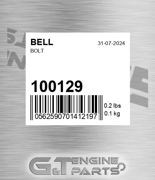 100129 Bolt