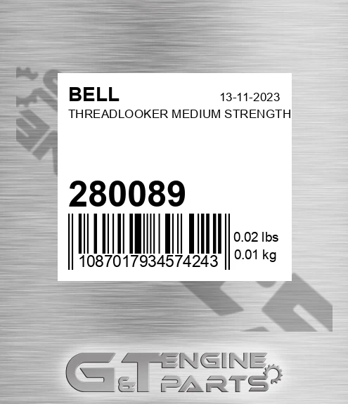 280089 Threadlooker Medium Strength