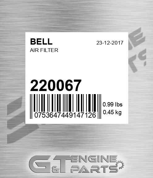 220067 Air Filter