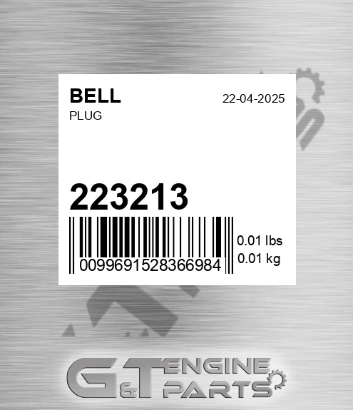 223213 BELL Plug