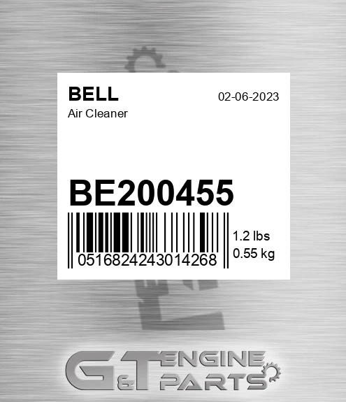 BE200455 BELL Air Cleaner