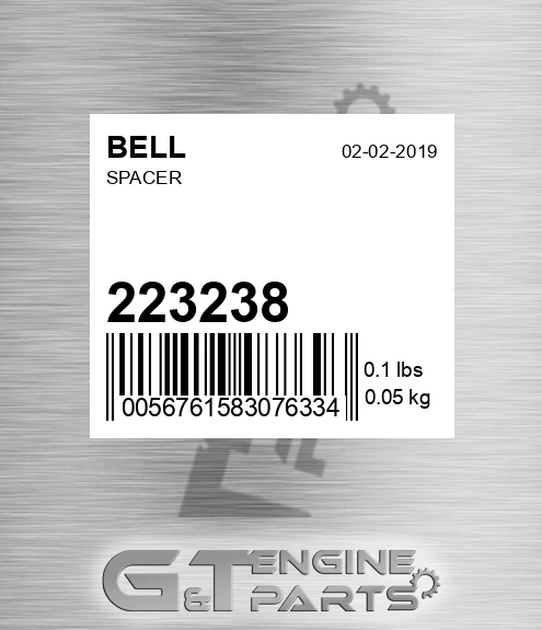 223238 BELL Spacer