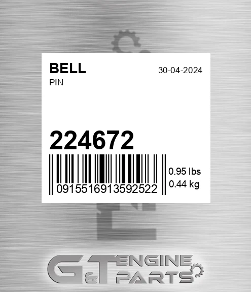 224672 BELL Pin