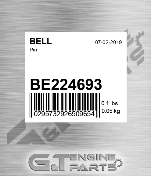 BE224693 Pin for BELL