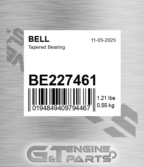 BE227461 Tapered Bearing