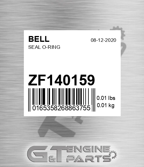 ZF140159 BELL Seal O-ring
