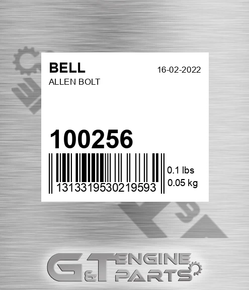 100256 Allen Bolt