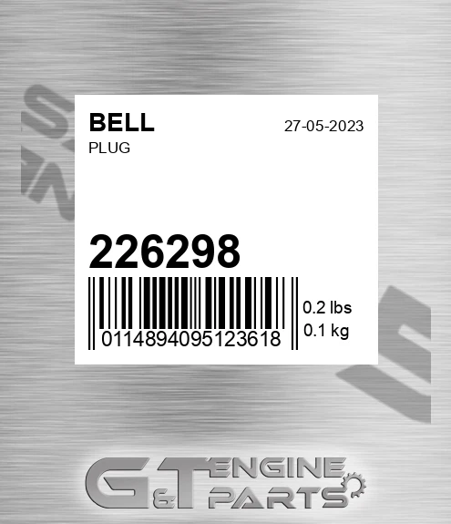 226298 BELL Plug
