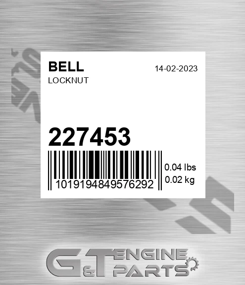 227453 Locknut