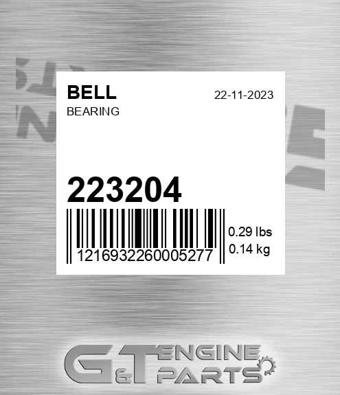223204 BELL Bearing