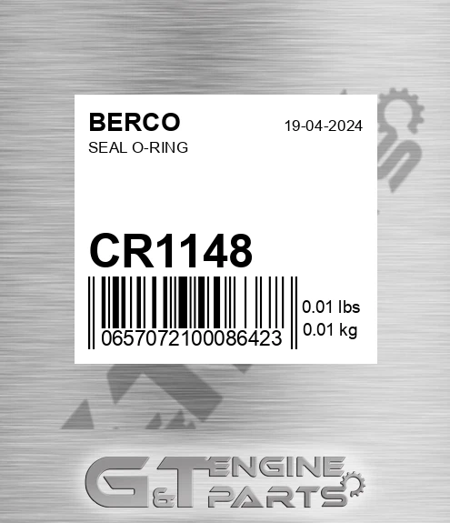 CR1148 Seal O-ring