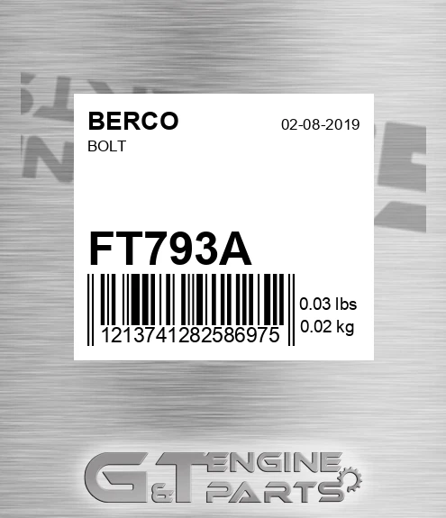 FT793A Bolt