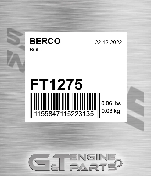 FT1275 Bolt
