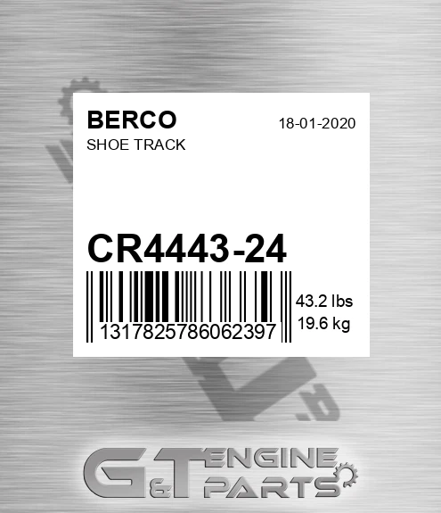 CR4443/24 Shoe Track
