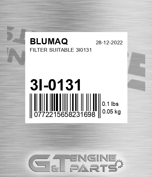 3I-0131 Filter Suitable 3i0131 for BLUMAQ