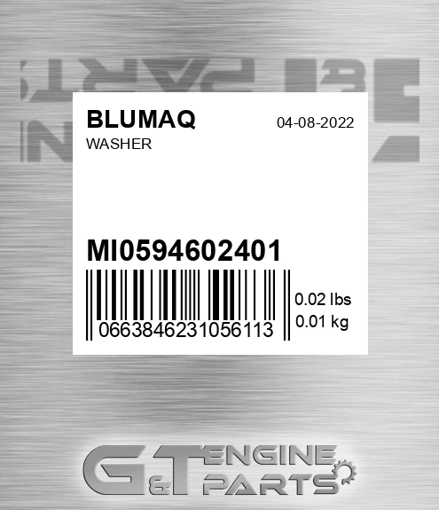 MI05946-02401 Washer for BLUMAQ