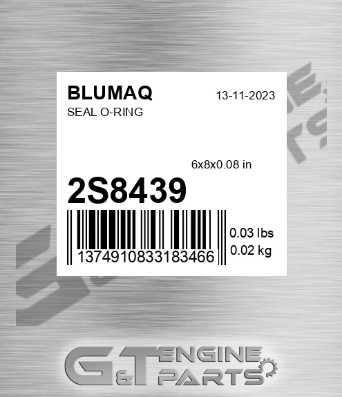 2S-8439 Seal O-ring for BLUMAQ