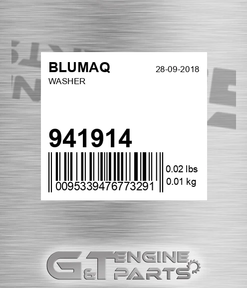 941914 Washer for BLUMAQ