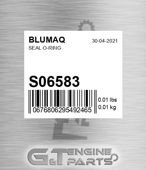 S06583 Seal O-ring
