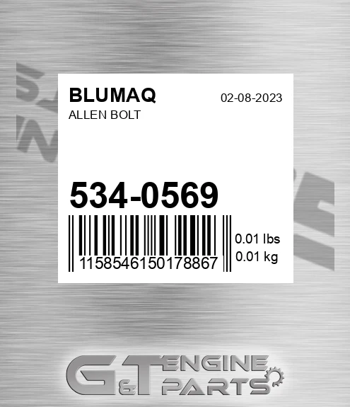 534-0569 Allen Bolt for BLUMAQ
