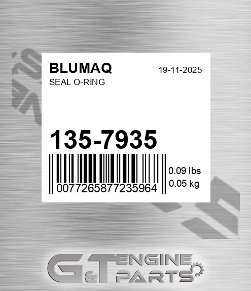 135-7935 Seal O-ring for BLUMAQ