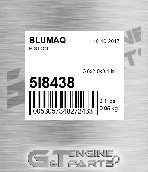 5I-8438 Piston for BLUMAQ
