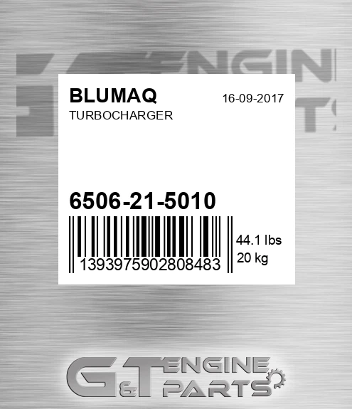 6506-21-5010 Turbocharger