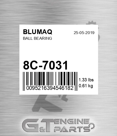 8C-7031 BLUMAQ Ball Bearing