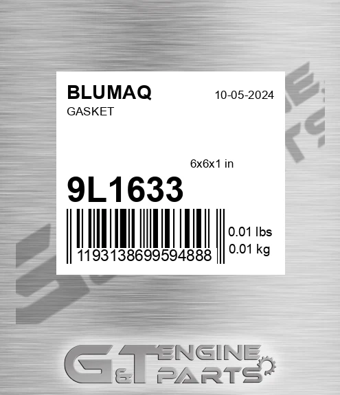 9L-1633 Gasket for BLUMAQ