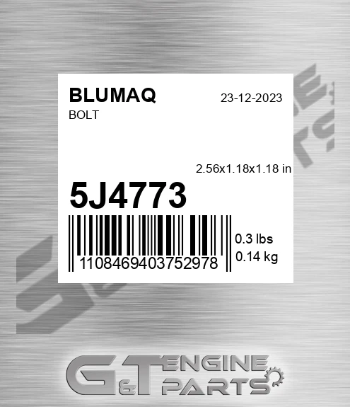 5J-4773 Bolt for BLUMAQ