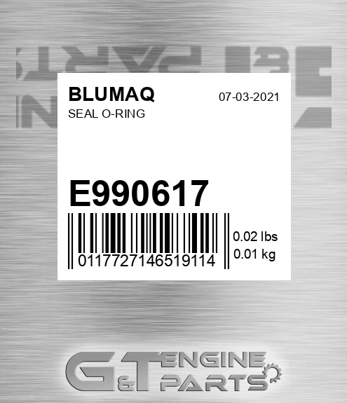 E990617 Seal O-ring for BLUMAQ