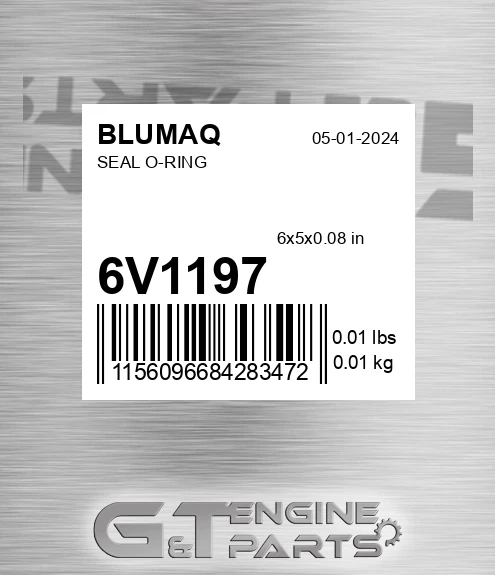 6V-1197 Seal O-ring for BLUMAQ