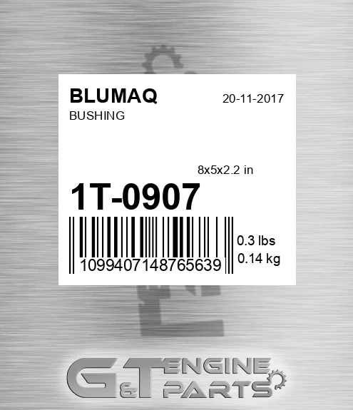 1T-0907 Bushing for BLUMAQ