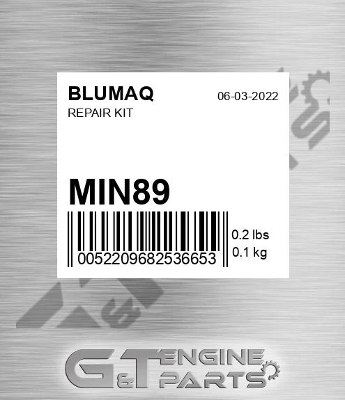 MIN89 BLUMAQ Repair Kit