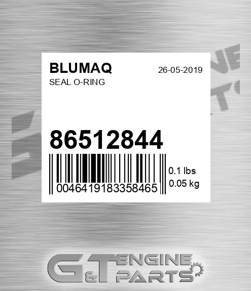 86512844 Seal O-ring