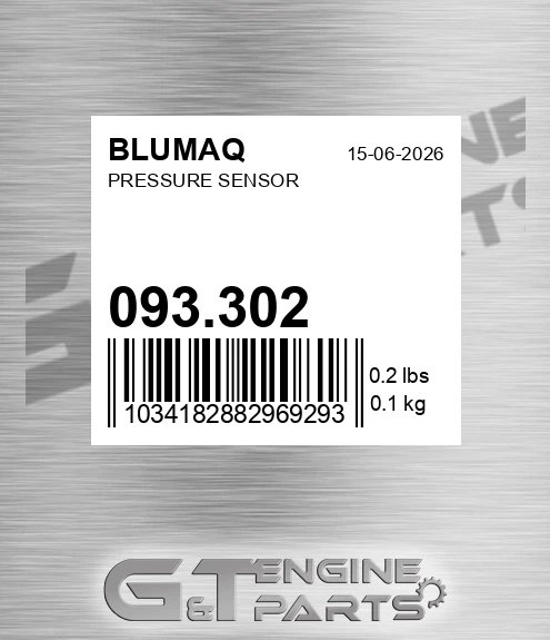 093.302 Pressure Sensor for BLUMAQ