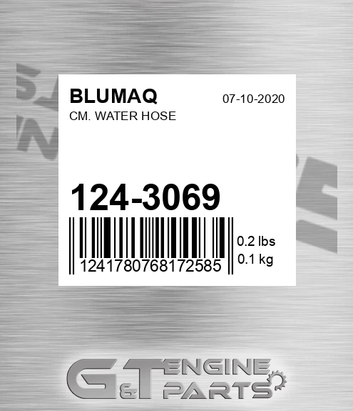 124-3069 Cm. Water Hose