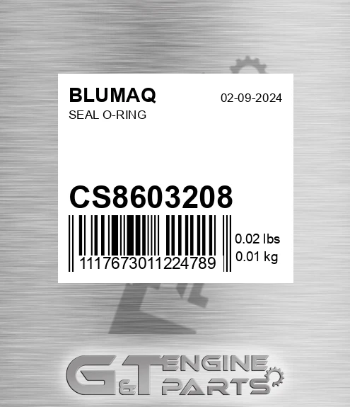 CS8603208 Seal O-ring