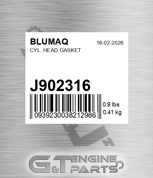 J902316 Cyl. Head Gasket