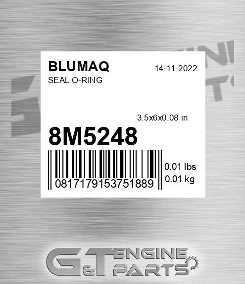 8M-5248 Seal O-ring for BLUMAQ