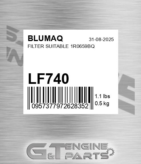 LF-740 BLUMAQ Filter Suitable 1r0659bq