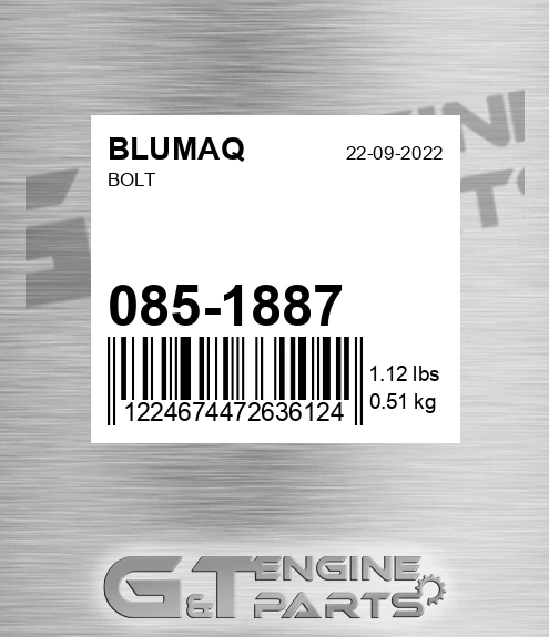 085-1887 BLUMAQ Bolt