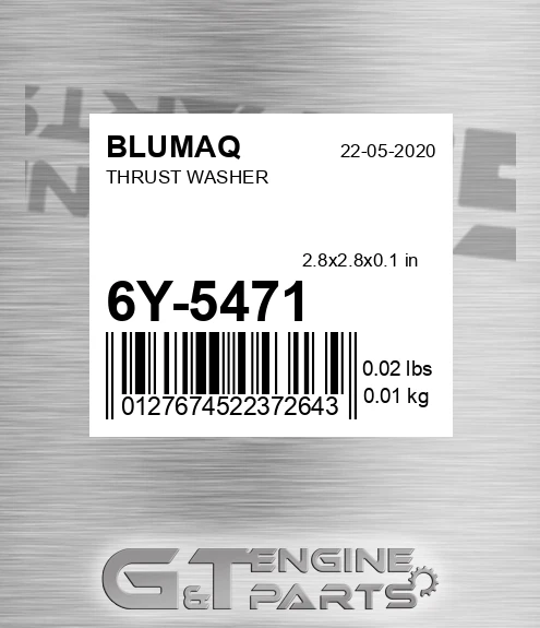 6Y-5471 BLUMAQ Thrust Washer