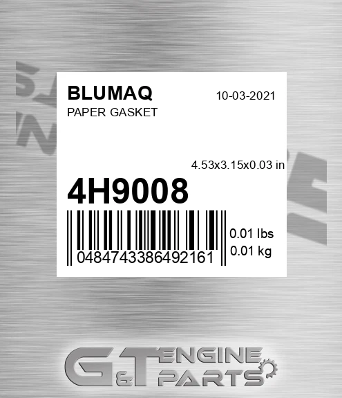 4H-9008 Paper Gasket for BLUMAQ