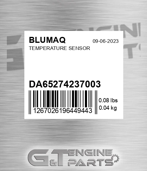 DA65274237003 Temperature Sensor