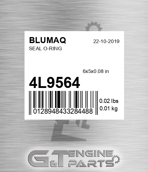 4L-9564 Seal O-ring for BLUMAQ